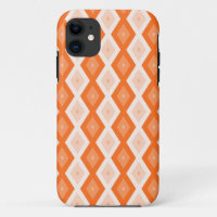 Orange diamond pattern