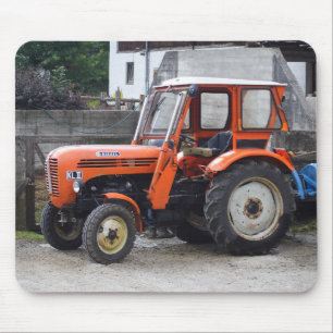 Orange Diesel Tractor Steyr KL II Mouse Mat