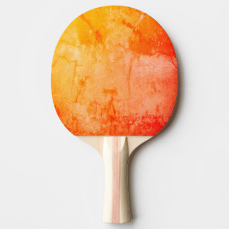 Orange Distressed Ping Pong Paddle