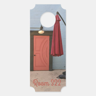 Orange Door Red Umbrella Door Hanger