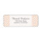 Orange Dots Chevron