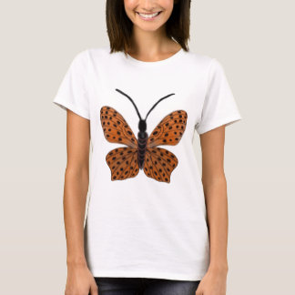 Orange Dotted Butterfly T-Shirt