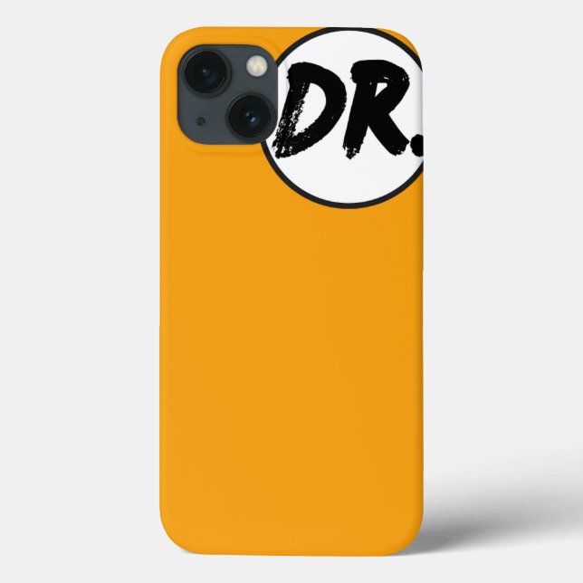 Orange DR. Logo Phone case (Back)