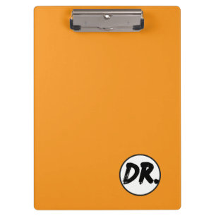 Orange DR. Logo Phone case Clipboard
