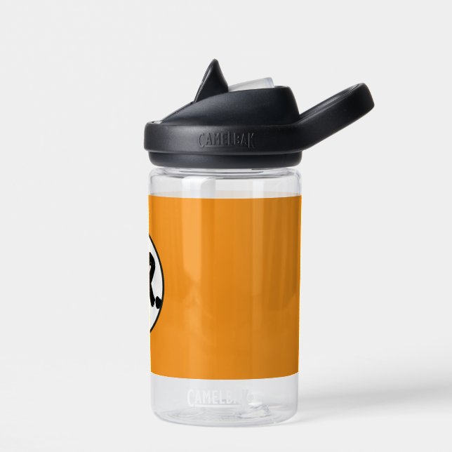 Orange DR. Logo  Water Bottle (Left)