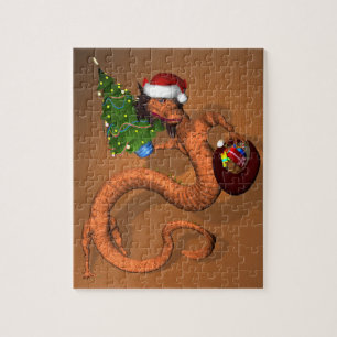 Orange Dragon 8x10 Jigsaw Puzzle