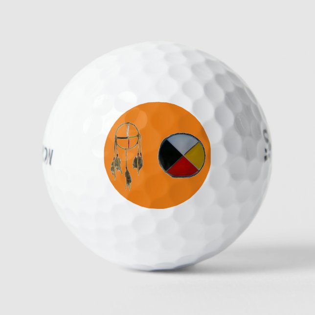 Orange Dream Medicine 12pk Srixon Golf Balls (Front)