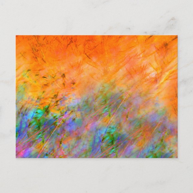 Orange Dreamscape Postcard (Front)
