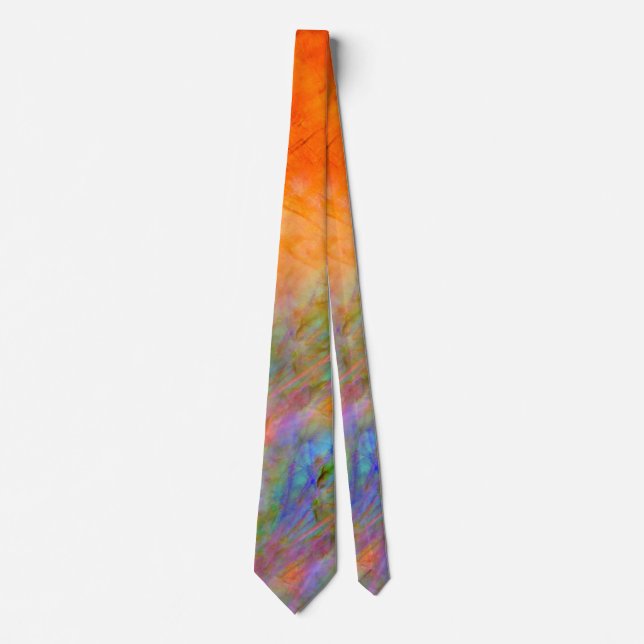 Orange Dreamscape Tie (Front)