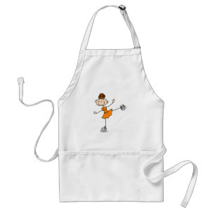 Orange Dress Figure Skater Tshirts and Gifts Standard Apron