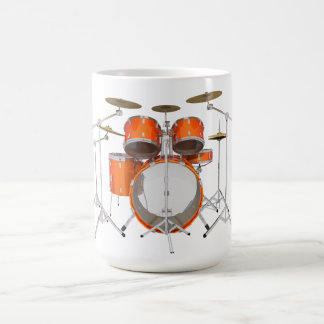 Orange Drum Kit: Coffee Mug
