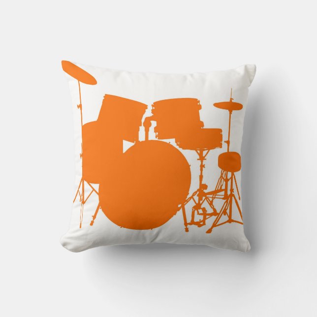 Orange drums cushion (Front)