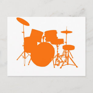 Orange drums postcard