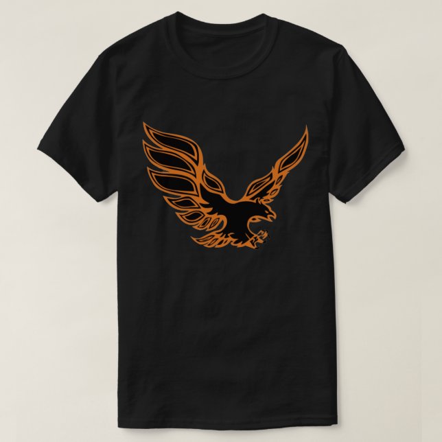 Orange eagle T-Shirt (Design Front)