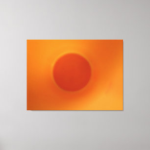 Orange Energy Ball Canvas Print