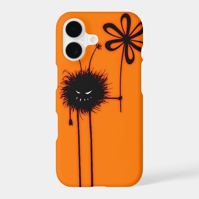 Orange Evil Flower Bug Character Halloween (Back)