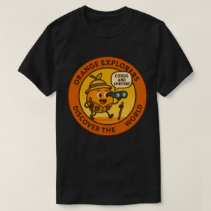 Orange Explorers Discover The World T-Shirt