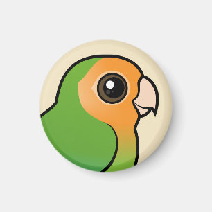 Orange-faced Peach-faced Lovebird Magnet