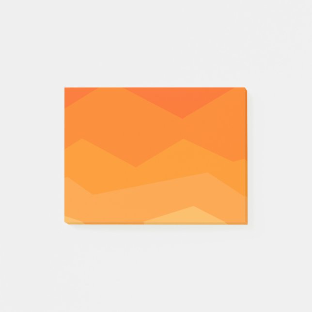 Orange Fade  Post-it Notes (Front)