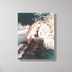 Orange Fairy Glow Fine Art Canvas Print