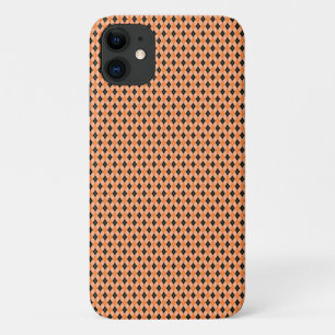 Orange Fall Argyle Design Phone Case