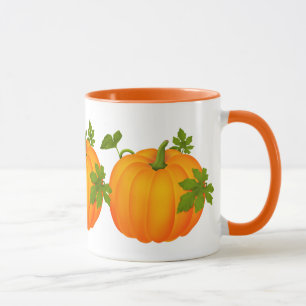 Orange Fall Pumpkin coffee mug