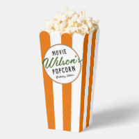 Orange Fall Special Event Movie Night Popcorn