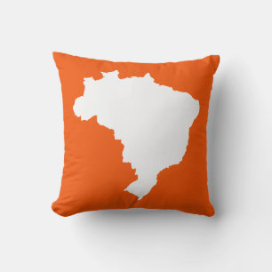 Orange Festive Brazil Cushion