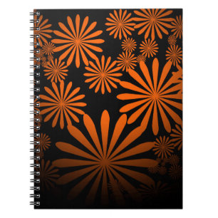Orange Fireworks Notebook