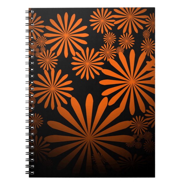 Orange Fireworks Notebook (Front)