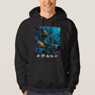 ORANGE FISH BLUE OCEAN HOODIE
