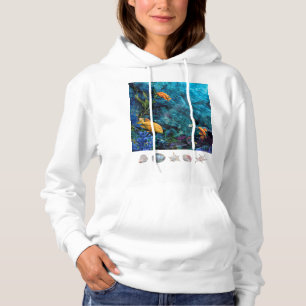 ORANGE FISH BLUE OCEAN HOODIE