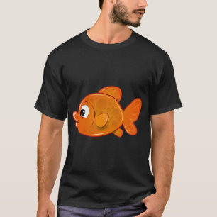 Orange Fish Emoji T-Shirt