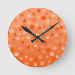 Orange Fizz clock round