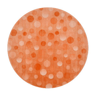 Orange Fizz cutting board round