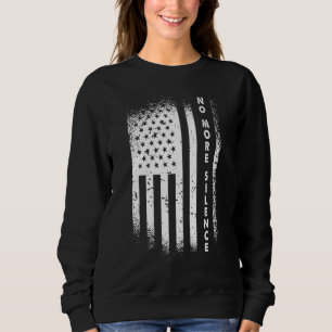 Orange Flag No More Silence Anti Gun Violence Awar Sweatshirt