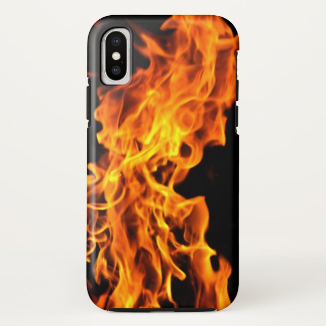 Orange flame Case-Mate iPhone case (Back)