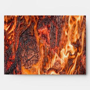 Orange flame envelopes