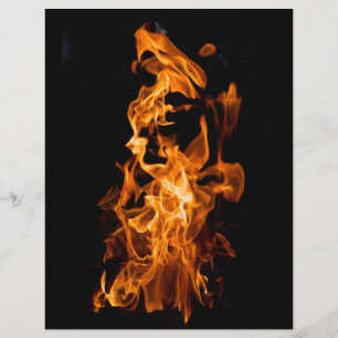 Orange flame flyer