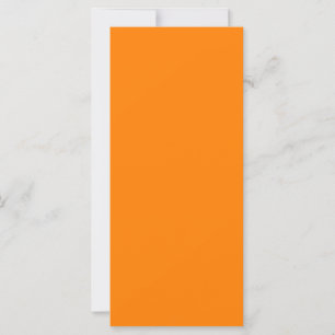Orange Flat Card
