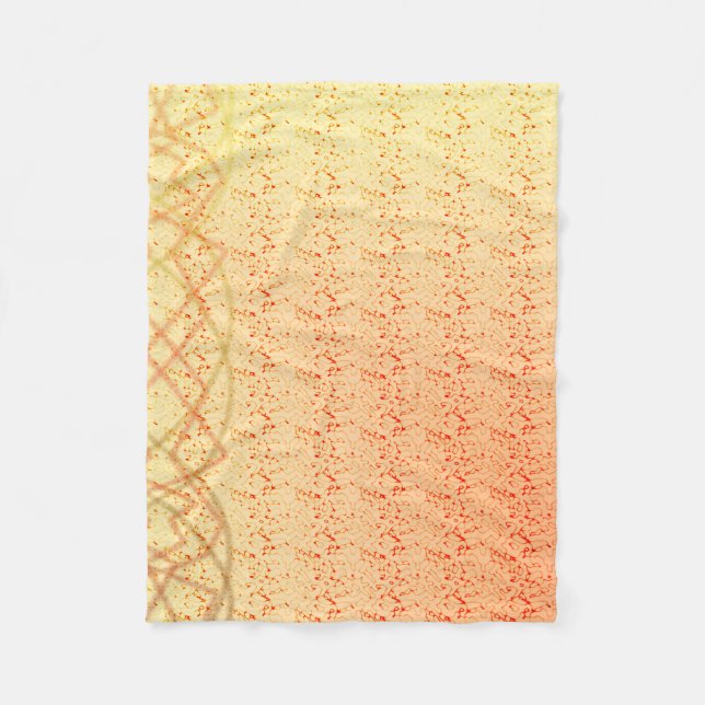 Orange Fleece Blanket (Front)