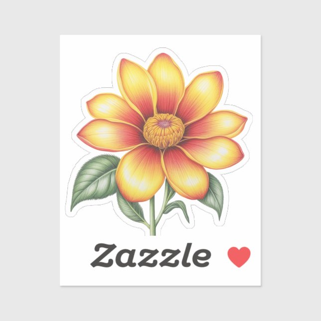 Orange Flower (Sheet)