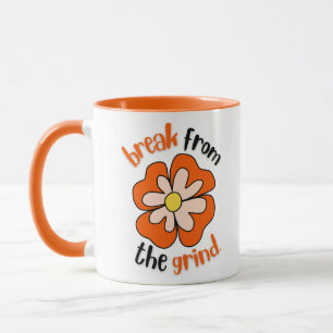 Orange Flower Coffee Mug
