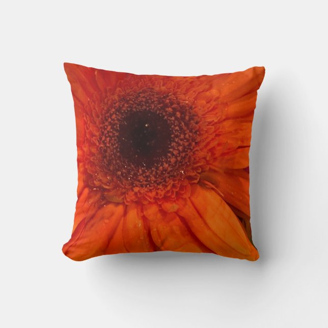 Orange Flower Cushion (Front)