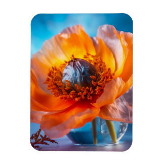 Orange Flower Magnet