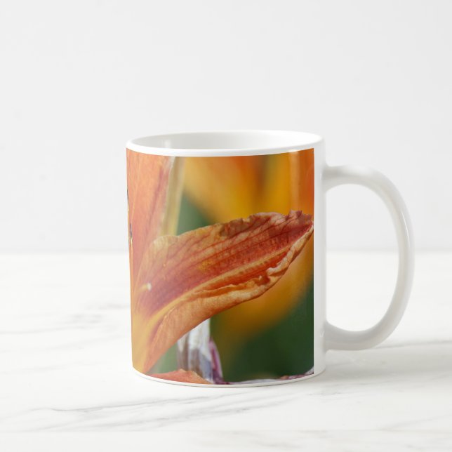 Orange Flower Mug (Right)