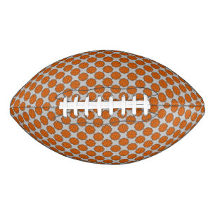 Orange Flower Ribbon American Football