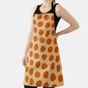 Orange Flower Ribbon by Kenneth Yoncich Apron