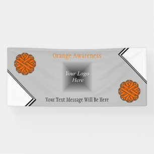 Orange Flower Ribbon by Kenneth Yoncich Banner