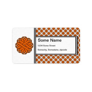 Orange Flower Ribbon by Kenneth Yoncich Label